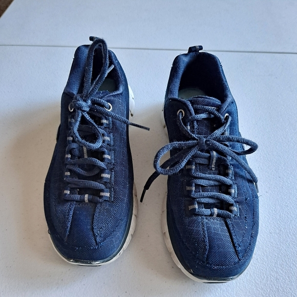 Navy Blue Skechers Elite Sneakers - Picture 3 of 7